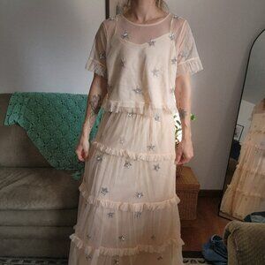 Show Me Your Mumu Jeri Tulle Sequin Star Set Size Medium/large